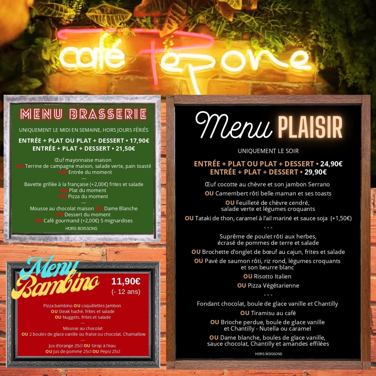 CAFE PEPONE - MENU 05-20236